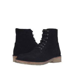 NEW Rag & Bone Black Suede‎ Lace Up Military Ankle Boots